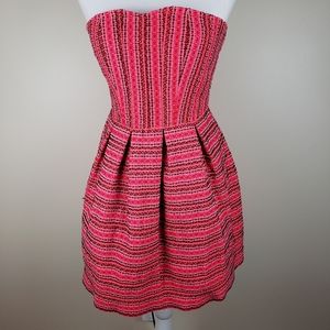 Dina be Francesca's Strapless Embroidered Dress, M